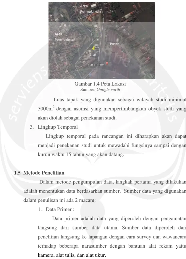 Gambar 1.4 Peta Lokasi                                                                                                                       