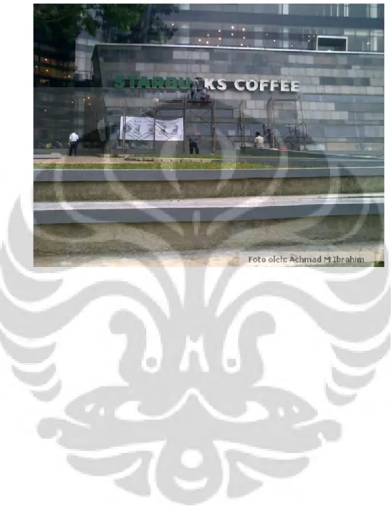 Gambar Gerai Starbucks Perpustakaan Pusat Universitas Indonesia    