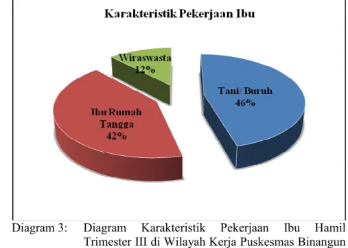 Diagram 2:   Diagram  Karakteristik  Pendidikan  Ibu  Hamil  Trimester III di Wilayah Kerja Puskesmas Binangun  Kabupaten Blitar  