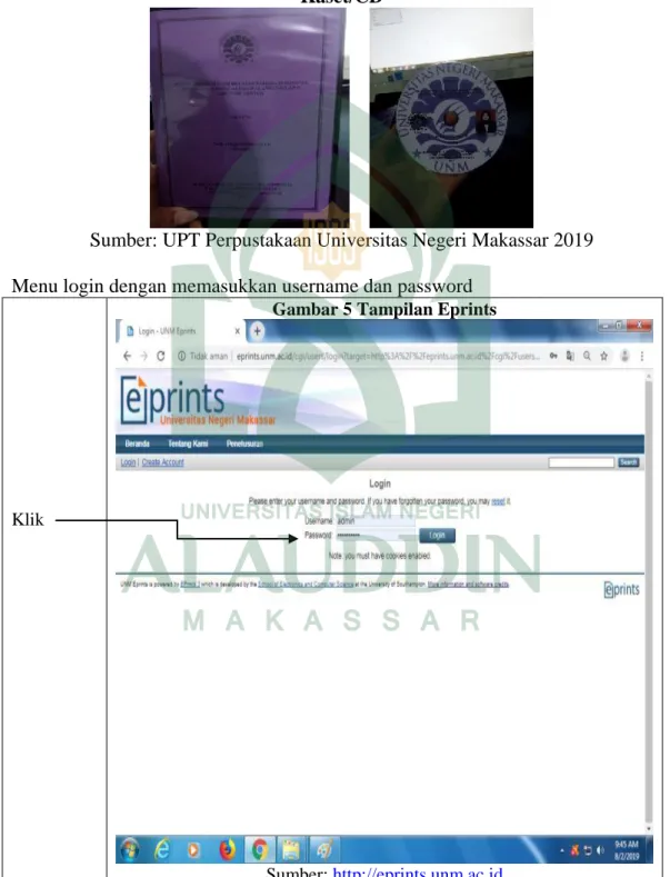 Gambar 5 Tampilan Eprints 