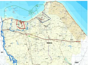 Gambar 4. Peta Lokasi Pembangunan Jalan Lingkar Di sepanjang Jalur Pantura 