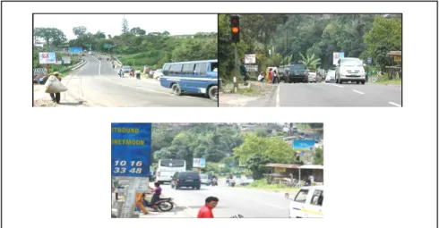 Gambar 2  Geometrik dan Lingkungan Ruas Jalan Raya Puncak Ciloto  PENANGANAN LOKASI RAWAN KECELAKAAN 