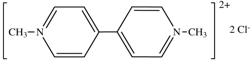 Gambar 1. Struktur kimia Paraquat 