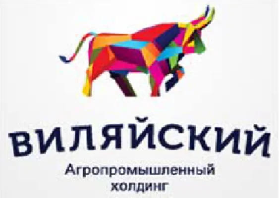 Gambar berikut ini merupakan logo dari Vilyaiskiy_produckt, sebuah perusahaan produk  pertanian dari Rusia, desainer oleh Snowkai, dengan model origami banteng, berwarna vivid color,  dengan tipe logo symbol