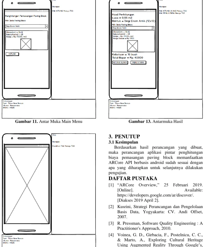 Gambar 11. Antar Muka Main Menu 