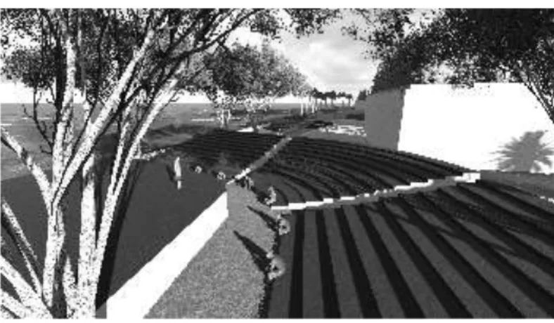 Gambar 1.4 Perspektif Amphitheater 