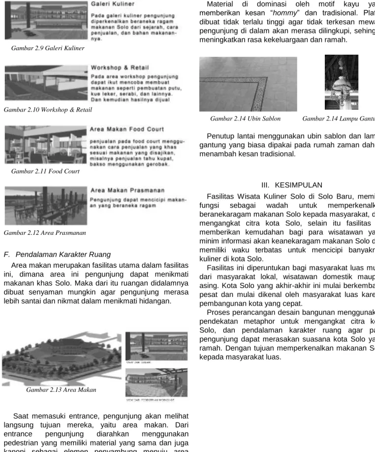 Gambar 2.9 Galeri Kuliner  