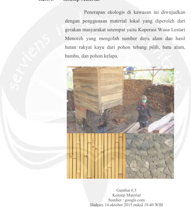 Gambar 6.5  Konsep Material  Sumber : google.com 