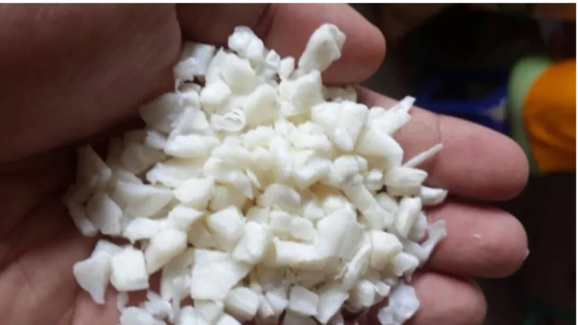 Gambar 3.1 Acrylonitril butandiene styrene (ABS) daur ulang 