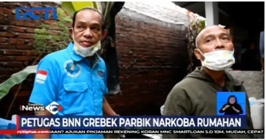 Gambar 1. Potongan Gambar dari Video Program Berita Seputar iNews Siang di RCTI 