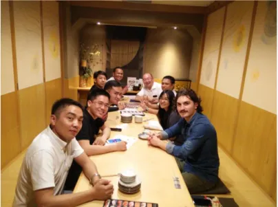 Foto 8 – Suasana Makan Malam bersama Hashimoto San 