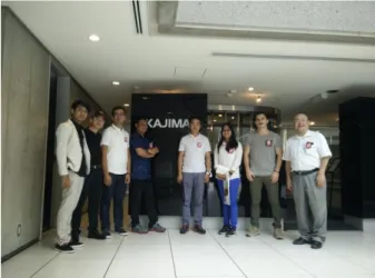 Foto 9 – Pesrta STG Participants bersama Hashimoto di Kantor KATRI 