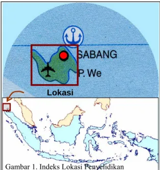 Gambar 1. Indeks Lokasi Penyelidikan 