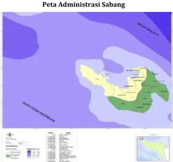 Gambar 1.1 Peta Administrasi Sabang