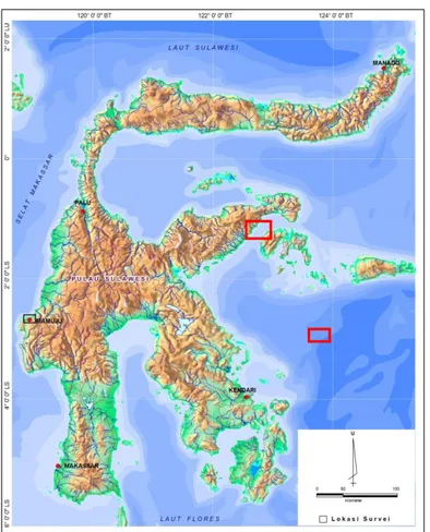 Gambar 2. Peta Geologi Daerah Amohola, Konawe Selatan, Sulawesi Tenggara 