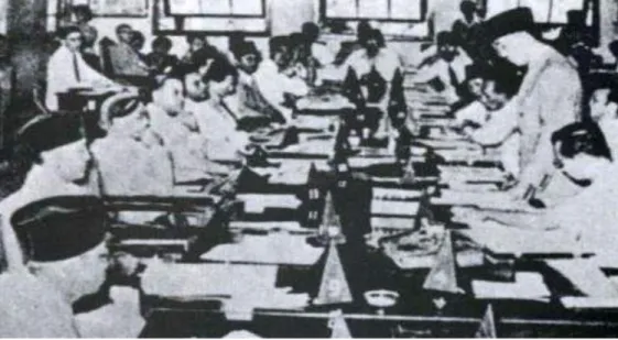 Gambar II.1: Penyampaian usulan tentang dasar negara oleh Ir. Soekarno dalam sidang  BPUPKI