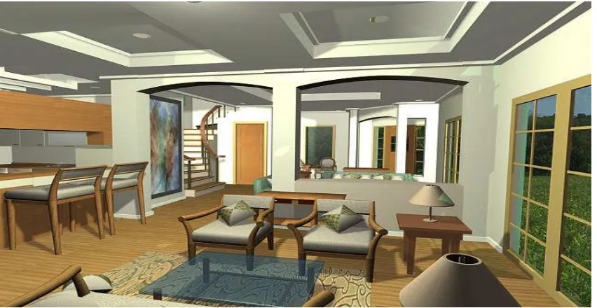 Gambar 7. Tampilan 3 dimensi Staf Offices. 