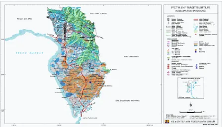 Gambar : 3.1 Peta Kabupaten Pinrang  Sumber : 