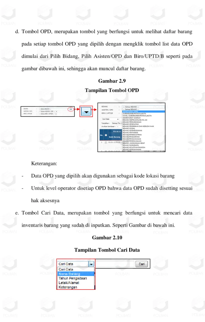 Gambar 2.9  Tampilan Tombol OPD