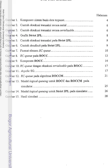 Gambar 1 . Komponen sistenl basis data terpusat .............................. 