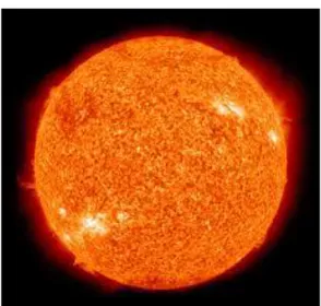 Gambar 1. Salah satu contoh bentuk reaksi fusi dalam skala besar adalah bintang. 