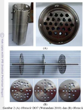 Gambar 2 (A) Obstacle DO7 (Wulandani 2010) dan (B) Obstacle A3          