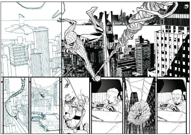 Figure 7. Panels from All-New Spider-Man (2012) art by Sara Pichelli 