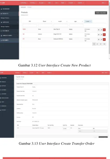 Gambar 3.12 User Interface Create New Product 