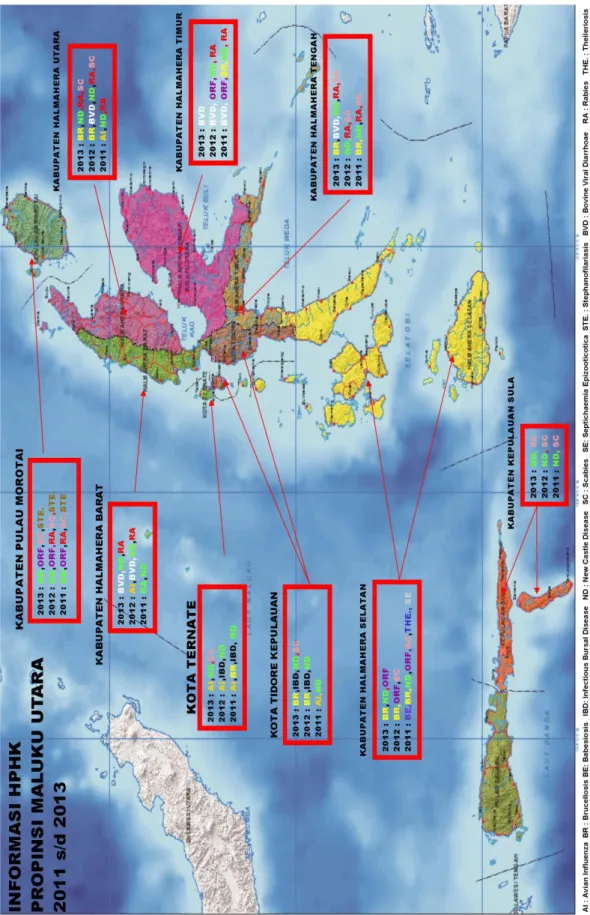 Gambar 1: Informasi status dan situasi HPHK Gol. I/II di wilayah Propinsi Maluku Utara