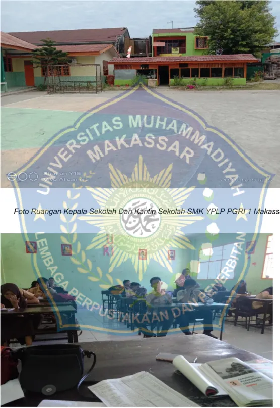 Foto Ruangan Kepala Sekolah Dan Kantin Sekolah SMK YPLP PGRI 1 Makassar 