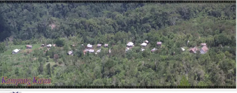 Gambar 7. Kondisi Kampung Kwau, Distrik Minyambouw, Kabupaten 