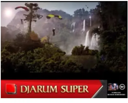 Gambar 3.1 Olah raga terjun payung di alam bebas 