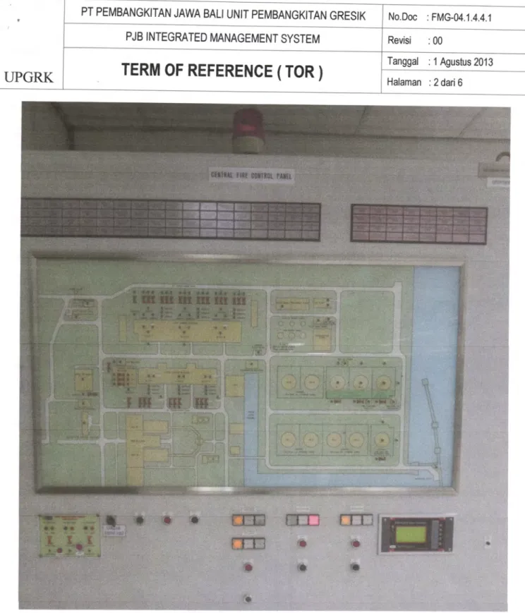 Gambar  1.  Panel  CFCP  (Central  Fire  Control  Panel)  di  CCR  PLTGU