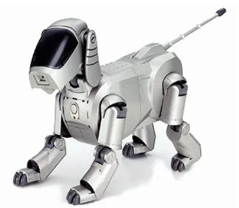 Figure 2.5: AIBO is a dog-like robot (Sony Corporation, 1999).  