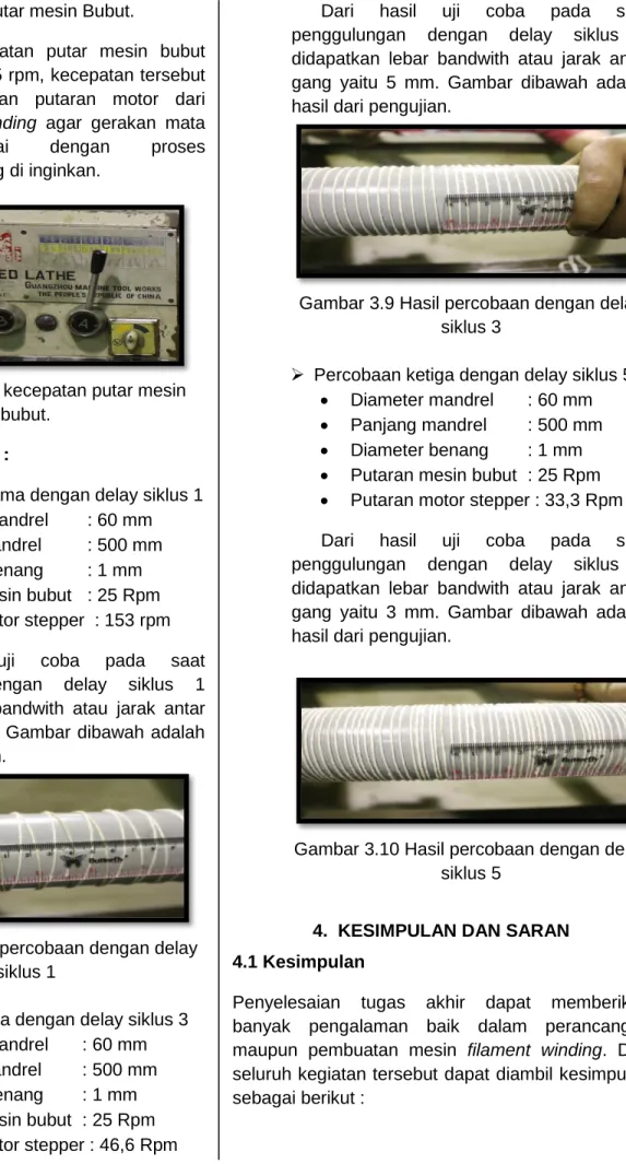 Gambar 3.7 Atur kecepatan putar mesin  bubut. 