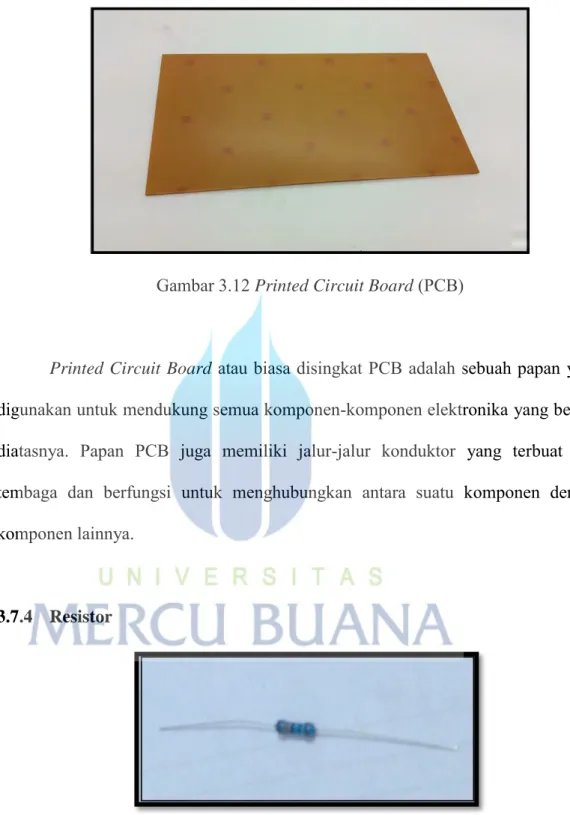 Gambar 3.12 Printed Circuit Board (PCB) 