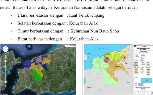 Gambar 1. Peta Kota Kupang  