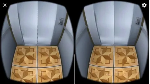 Gambar 12 merupakan salah satu tampilan dari 3D  therapy environment  pada ruangan  lift