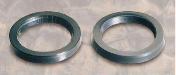 Figure 2.5Error! Unknown switch argument.: Contamination damage to the rod steel 
