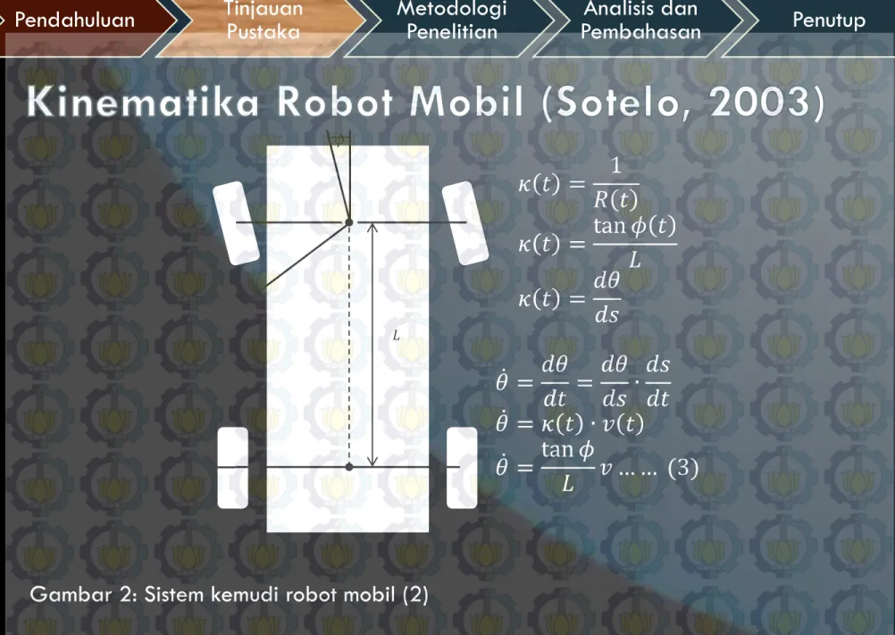 Gambar 2: Sistem kemudi robot mobil (2) 