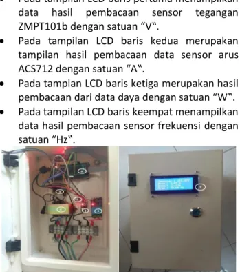 Gambar 9. Pengujian Sensor ZMPT201B  