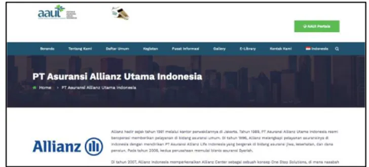 Gambar  2.  Profil  Allianz  Indonesia  dalam  AAUI 
