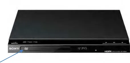 Figure 1.1: Tray cover of a DVD player. (DVD-players.toptenreviews.com) 