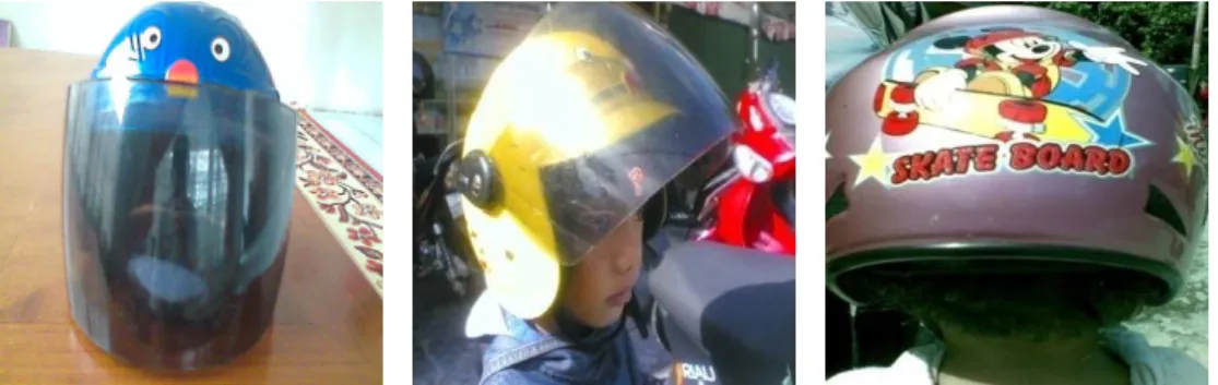 Gambar 1. Kondisi Helm Saat Ini  
