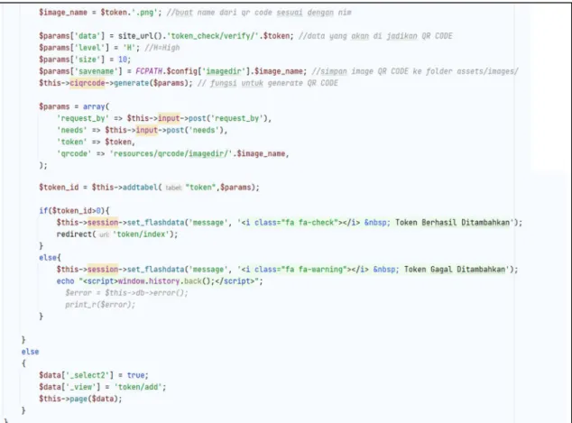 Gambar 6. Contoh Penggunaan Custom Core System Class 