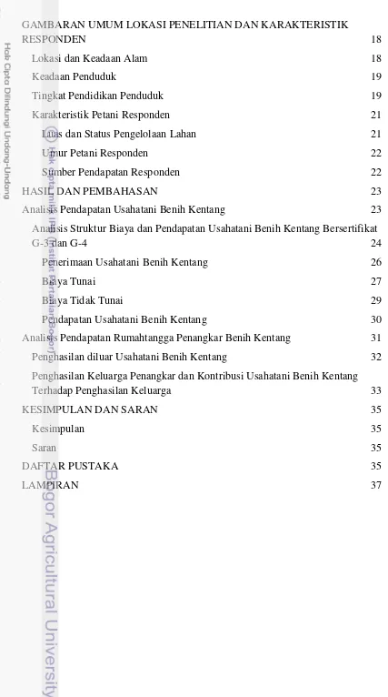 GAMBARAN UMUM LOKASI PENELITIAN DAN KARAKTERISTIK RESPONDEN 