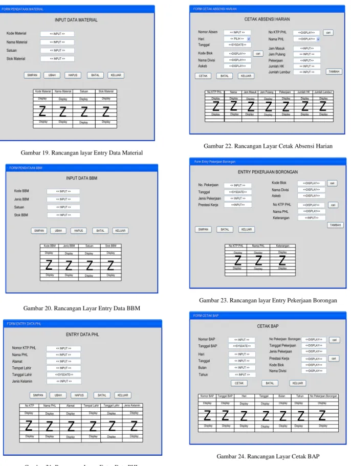 Gambar 20. Rancangan Layar Entry Data BBM 