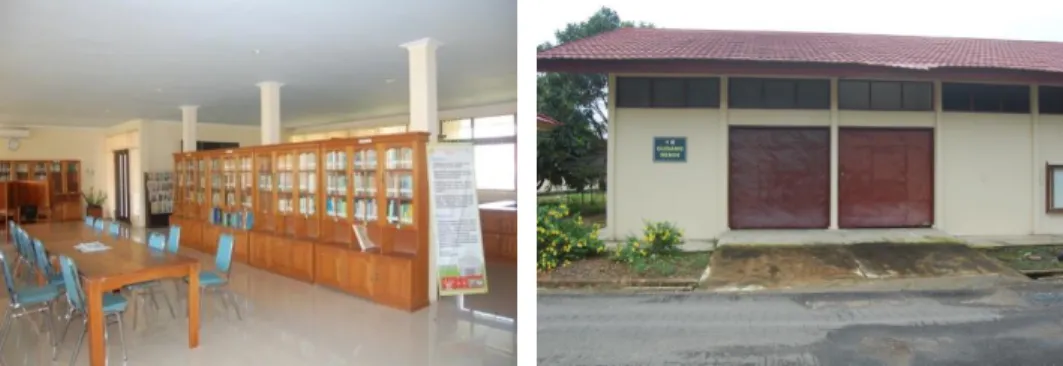 Gambar 2.  Perpustakaan dan Gudang UPBS 
