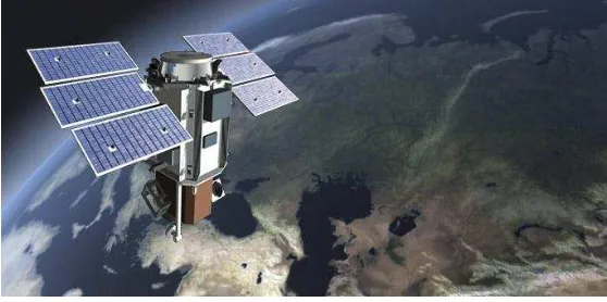 Gambar 1. Kenampakan satelit Quicbird di luar angkasa 
