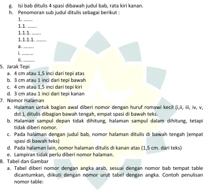 Tabel 2.1 (Tabel ini berada di Bab 2 dan merupakan table pertama) 